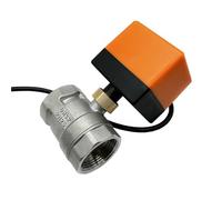 1/2 3/4 1 1-1/4 1-1/2 Valvola a sfera motorizzata in acciaio inossidabile da 2 pollici a 2 vie 220v 12v 24v 3 fili 2 controllo 1 pz(DN20,12VDC_CR02)