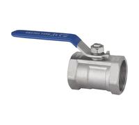 1/2 3/4 1 1-1/4 2 pollici HIgh temperatura 2 vie 1 pezzo valvola a sfera bassa pressione SS304 316 1 pz (1/2 ", SS304)