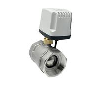 1/2 "3/4" 1 "1-1/4" Valvola a sfera motorizzata impermeabile IP65 in acciaio inossidabile 304 220V 12V 24V Valvola a sfera elettrica a 3 fili con controllo a 2 fili(12VDC-CR02,DN32)