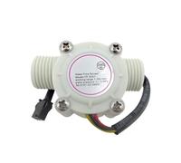 1/2 "3/4" 1 "2" DC 5-18V Sensore di flusso d'acqua Sensore di flusso Hall Sensore di flusso Acqua Controllo Liquido Interruttore sensore (1/2")