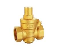 1/2 "3/4" 1 "2" In Ottone Riduzione Della Pressione Dell'acqua Valvola di Mantenimento DN15/DN20/DN25/DN32 Regolatore valvola di sfogo regolabile Manometro