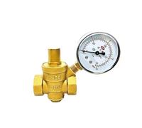 1/2 "3/4" 1 "2" In Ottone Riduzione Della Pressione Dell'acqua Valvola di Mantenimento DN15/DN20/DN25/DN32 Regolatore valvola di sfogo regolabile Manometro