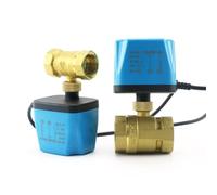 1/2 3/4 1 2 pollici normalmente chiuso valvola a sfera 220 V 12 V 24 V 2 fili ottone valvola elettromagnetica DN15 DN20 DN25 DN32 1 pezzo (1/2", AC220V_NORMALLY CLOSED)