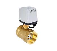 1/2 "3/4" 1 "2" Valvola a sfera motorizzata impermeabile 3 fili 2 comandi Motore elettrico in ottone con coppia elevata in metallo(2",12VDC,CR03)