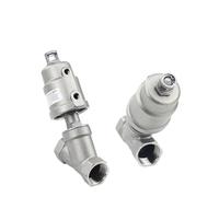 1/2 3/4 1 Inch BSPT Femmina Normalmente Chiuso Y Tipo 304 Acciaio Inox Pneumatica Air Angle Valvola Sedile 1 Pz (3/4 ", Plastica Head_Normally Close)