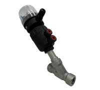 1/2 3/4 1 Inch Valvola a sede angolare in acciaio inox 304 Attuatore d'aria ad effetto singolo normalmente chiuso 1 pz (1/2 ")