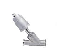1/2 3/4 1 pollice In Acciaio Inossidabile 304 Pneumatico Ad Installazione Rapida Valvola a Sede Angolo 16bar a di Tenuta IN PTFE Pz(Single Acting,1 Inch)