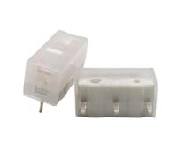 1/2/3/4/10Pcs 8.0 Mouse Switch Button Gold Contactor 80/90/100 Million Click Life 3 Pin Black Dot(2Pcs-100 million)