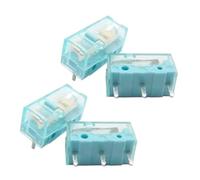 1/2/3/4/10Pcs 8.0 Mouse Switch Button Gold Contactor 80/90/100 Million Click Life 3 Pin Black Dot(4Pcs-90 million)