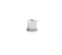 1/2/3/4/5/10 pezzi 20 denti 3M puleggia tenditrice ruota foro 3/4/5/6 mm con guida cuscinetto puleggia sincrona HTD-3 M 20 denti 20T lega di alluminio(Bore 4mm With Teeth,1pc Width 15mm)