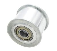 1/2/3/4/5/10pcs 18 denti 5M puleggia tendicinghia tendicinghia foro ruota 5/6/7/8/10mm con cuscinetto for larghezza 15mm guida puleggia sincrona HTD5M 18 denti 18T(Bore 7mm No teeth,2pcs)