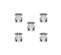 1/2/3/4/5/10pcs MXL Puleggia dentata tipo K puleggia dentata in lega di alluminio 20 denti foro 4/5/6/6.35/8mm larghezza cinghia 6mm parti stampante 3D(4mm,5pcs)