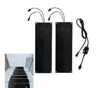1/2/3/4/5 Pcs Tappetini Riscaldati Scioglineve,Antiscivolo Gomma Tappetini | Velocità di scioglimento di 2cm/ora, tappeti per camminamenti e percorsi, soluzione invernale per sciogliere neve e ghiaccio