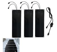 1/2/3/4/5 Pcs Tappetini Riscaldati Scioglineve,Antiscivolo Gomma Tappetini | Velocità di scioglimento di 2cm/ora, tappeti per camminamenti e percorsi, soluzione invernale per sciogliere neve e ghiaccio
