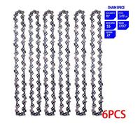 1/2/3/4/6 pezzi Catena for motosega da 16 pollici Passo LP da 3/8" Calibro 0,050" 27 lame di ricambio for taglierina Accessori for motosega elettrica 55 DL Drive(6Pcs)