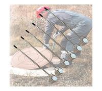 1/2/3/4/6 set di campionatore d'acqua telescopico, becher a pendolo da 500/1000 ml, mestolo per campioni, tazza graduata con asta/asta per campionamento d'acqua(6pcs,500ML 0.61-1.5m(2-5'))