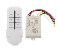 1/2/3/4 modi ON/OFF AC180-240V 1000W Ricevitore wireless Lampada luce Interruttore di controllo remoto RF (MR703 Carico a tre vie 3 * 1000 W)
