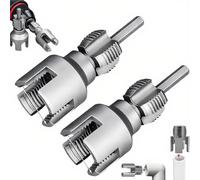 1/2 "3/4" Trapano Elettrico PVC Tubo Threader PVC Thread Maker Strumento Tubo Rubinetto Die Threader Accessori Manico Ergonomico Cutter