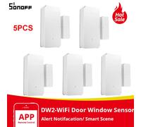 1/2/3/5/10 Pezzi Itead SONOFF DW2 Sensore WiFi Intelligente per Porte e Finestre, Notifiche App E-WeLink, Allarmi per Sicurezza Domestica Intelligente