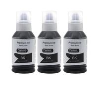 1 2 3 5 bottiglia da 140 ml T015 015 Inchiostro di pigmento funziona con una stampante a getto d'inchiostro bianca nera A4 come M1058 compatibile per le stampanti della serie M1058(015 Ink 3 Bottle)