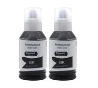1 2 3 5 bottiglia da 140 ml T015 015 Inchiostro di pigmento funziona con una stampante a getto d'inchiostro bianca nera A4 come M1058 compatibile per le stampanti della serie M1058(015 Ink 2 Bottle)