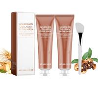 1/2/3/5 pcs masque collagene visage korean 100ml Masque de nuit au collagène - Masque de nuit - Collagène - Pour une peau éclatante - Soin coréen (2pcs)