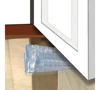 1/2/3/5 pezzi (1 pezzo per dimensione) Fermo porta in silicone trasparente anti-collisione Tagli Unica,3 pezzi,2 pezzi,5 pezziSilicone