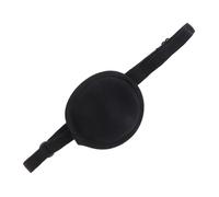 1/2/3/5 pezzi benda sull'occhio pirata morbido e confortevole colore nero semplice cuscinetto for l'occhio benda sull'occhio singolo for uomini adulti(5Pcs)