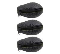1/2/3/5 pezzi Portamonete Avocado, divertente portafoglio realistico di avocado, regalo per gli amanti dell'avocado, portafogli da polso, accessori decorativi con cerniera per risparmiare denaro, 3