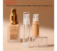 1/2/3/6 pezzi Bottigliette con pompetta ad aria, da 5ml/10ml/15ml, vasetti a pompa ad aria vuoti ricaricabili, dispenser per creme per gli occhi sottovuoto da viaggio, contenitori da viaggio per artic
