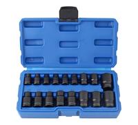 1/2 "3/8" Drive esagonale gambo rinforzato Power Nut Driver Set Impatti Socket Adattatori Bit Extension Socket Adapter Set