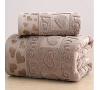 1/2/3/9 pezzi opzionali, puro cotone jacquard cuore amore, 1 pezzo asciugamano da bagno/o 1 pezzo asciugamano da bagno in tessuto terry 100% cotone, asciugamano/asciugamano da bagno accogliente per co
