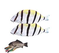 1/2/3 astucci a forma di pesce finto, interessante astuccio per penne a forma di pesce, divertente astuccio portamonete con imbottitura in schiuma spessa, resistente, per scuola e ufficio, regalo per
