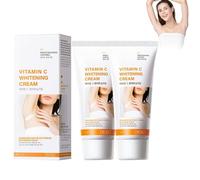 1/2/3 crema sbiancante per ascelle, idratante e delicato sulla pelle, contro macchie di pigmento, melanina, per collo, gomiti, cosce, crema per il corpo, anti pigmentazione (2 pezzi)