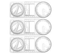 1/2/3 PCS Pulero Multifunzionale Misurazione Del Righello Geometrico