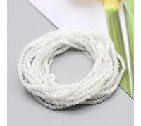 1 2 3 Perline di vetro di C rondelle color rosso rosa da 4,0 mm Perline di vetro distanziatrici sfaccettate piatte per la creazione di gioielli Fai da te - A9-2 mm circa 155 pezzi