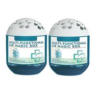 1/2/3 pezzi Multi Functional Air Magic Box, Indoor Air Purification Dust Removal Magic Box, Automatic Dust Collection Multi-Functional AirMagicBox, Long-Lasting Freshness for Home Kids Pets Areas