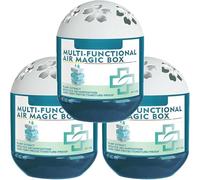1/2/3 pezzi Multi Functional Air Magic Box, Indoor Air Purification Dust Removal Magic Box, Automatic Dust Collection Multi-Functional AirMagicBox, Long-Lasting Freshness for Home Kids Pets Areas