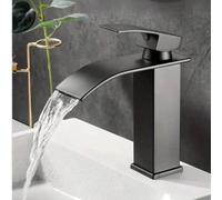 1/2/3 pezzi, Rubinetto da bagno in acciaio inossidabile a cascata - Caratterizzato da design a collo di cigno, facile installazione sul bancone, dotato di beccuccio ampio anti-schizzi e controllo acqu