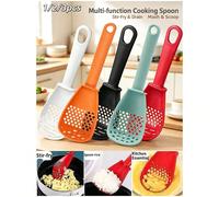 1/2/3 pezzi Set di utensili da cucina multifunzione 7-in-1 - Spremiaglio, Frusta per albumi & Separatore di tuorli, Schiacciapatate con colino & Raschiatore | Gadget da cucina salvaspazio per cottura