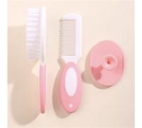 1/2/3 pezzi Set pennelli da bagno per bambini, inclusi spazzola morbida, pettine per capelli e spazzola da bagno. pettine rosa,pettine blu,Abito tre pezzi rosa,Pettine rosa + pettine,pennello rosa,pen