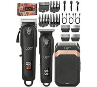 1/2/3 pezzi [Set per taglio di capelli multifunzionale] Set professionale per taglio di capelli da uomo, Tosatore elettrico ricaricabile e rasoio, Trimmer per barba da uomo, Regolatore di capelli e co