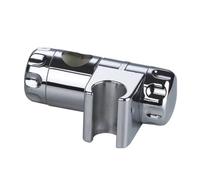 1/2/3 pezzi Utile staffa di ricambio per doccetta scorrevole regolabile cromata per tubo da bagno, staffa doccia (Silve-A, 1 pz)