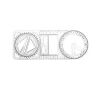 1/2/3 pz righelli geometrici strumenti da disegno righello di misurazione creativo arte mestiere disegno modello di misurazione strumento