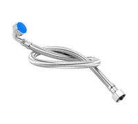 1/2 304 Stainless Steel Hose 90 Degrees Bend Pipe Bellows Toilet Hoses Bathroom Accessories Plumbing Hardware Products Pipes Washing Machine Inlet Pipe(60cm)