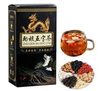 1/2/3Boxes Ginseng Five Treasures Kidney Care Tea, KidneyTea Formula Ginseng Five Treasure Tea, Men’s Herbal Teas, Chinese Herbal Kidneys Teas Bag for Men (1)