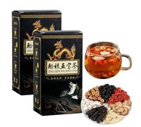 1/2/3Boxes Ginseng Five Treasures Kidney Care Tea, KidneyTea Formula Ginseng Five Treasure Tea, Men’s Herbal Teas, Chinese Herbal Kidneys Teas Bag for Men (2)