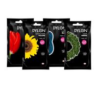 1/2/3pcs DYLON Mano Lavaggio Tessuto Tinta 50g Bustina per Cotone Lino Scelta