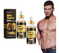 1/2/3PCS Uomo Therm Bee Venom-Mentherm Bee Venom Olio riscaldante per ginecomastia, Uomo Therm Bee Venom Olio, aiuta a rafforzare i muscoli del torace (2PCS)