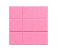 1/2/4 * 4PCS Nove Griglia Feltro Tabellone Messaggi Decorazione Dell'ufficio Bacheca Notepad Home Photo Display Board Della Parete per Foto, Appunti, Immagine(Pink-1PC)
